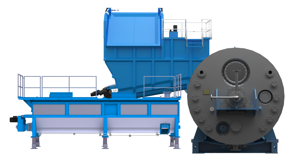 Animal Rendering Plant for Processing Animal By-Products into Fat and Meal